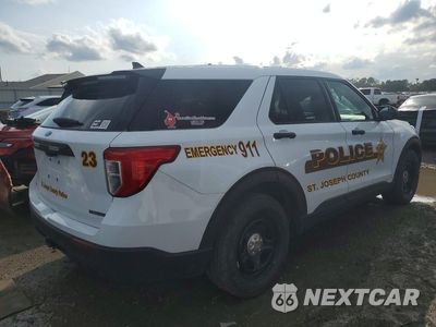 Trzecie zdjęcie samochodu z tyłu: 2020 FORD EXPLORER POLICE INTERCEPTOR VIN:1FM5K8AWXLGC92958 - miniatura