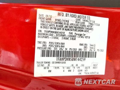 Zdjęcie 12 z 12 samochodu: 2011 FORD FOCUS SEL VIN:1FAHP3HN5BW144259 - miniatura