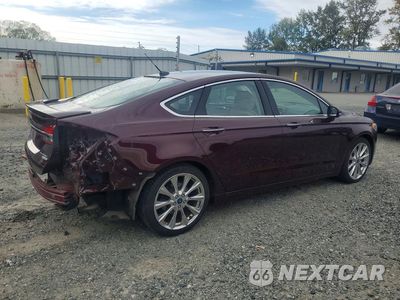 Trzecie zdjęcie samochodu z tyłu: 2017 FORD FUSION TITANIUM VIN:3FA6P0K96HR330227 - miniatura