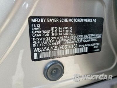 Zdjęcie 12 z 12 samochodu: 2014 BMW 528 XI VIN:WBA5A7C52ED615181 - miniatura