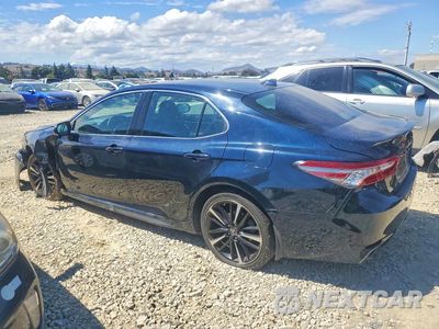 Drugie zdjęcie samochodu z przodu: 2019 TOYOTA CAMRY XSE VIN:4T1B61HK6KU296474 - miniatura