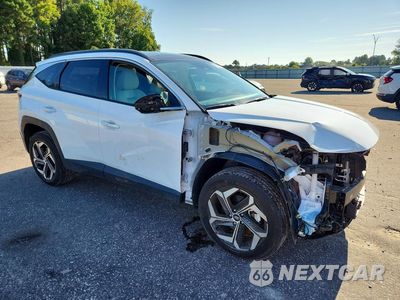 Czwarte zdjęcie samochodu z boku: 2024 HYUNDAI TUCSON LIMITED VIN:5NMJECDE5RH406169 - miniatura
