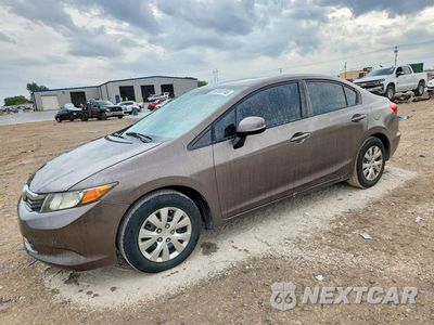 2012 HONDA CIVIC LX 2HGFB2F54CH536311 - główne zdjęcie licytacji z USA - miniatura
