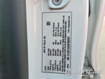 Zdjęcie 12 z 12 samochodu: 2025 TESLA MODEL 3 VIN:5YJ3E1EA5SF982957 - miniatura