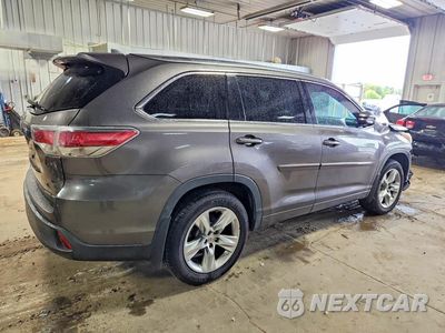 Trzecie zdjęcie samochodu z tyłu: 2015 TOYOTA HIGHLANDER LIMITED VIN:5TDDKRFHXFS171454 - miniatura