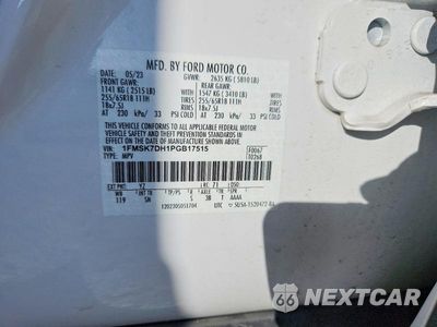 Zdjęcie 12 z 12 samochodu: 2023 FORD EXPLORER XLT VIN:1FMSK7DH1PGB17515 - miniatura