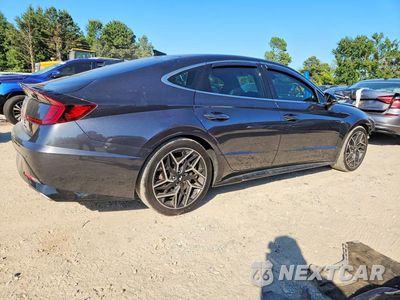 Trzecie zdjęcie samochodu z tyłu: 2021 HYUNDAI SONATA N LINE VIN:5NPEK4JCXMH108974 - miniatura