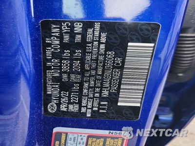 Zdjęcie 13 z 13 samochodu: 2022 HYUNDAI ELANTRA SEL VIN:KMHLM4AG9NU366068 - miniatura