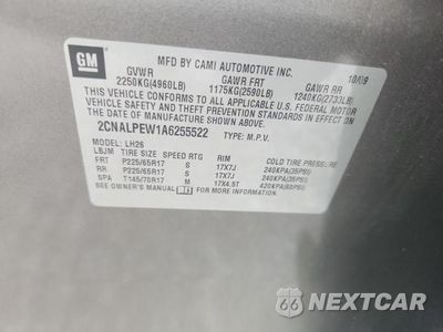 Zdjęcie 13 z 13 samochodu: 2010 CHEVROLET EQUINOX LT VIN:2CNALPEW1A6255522 - miniatura