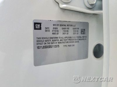 Zdjęcie 12 z 12 samochodu: 2013 CHEVROLET MALIBU LTZ VIN:1G11J5SX0DU112975 - miniatura