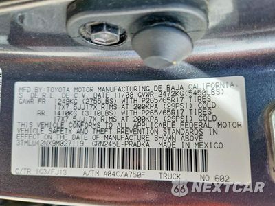 Zdjęcie 13 z 13 samochodu: 2009 TOYOTA TACOMA V6 VIN:3TMLU42NX9M027119 - miniatura
