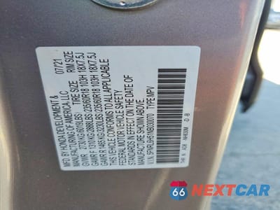 Zdjęcie 13 z 13 samochodu: 2022 HONDA ODYSSEY EX VIN:5FNRL6H51NB030070 - miniatura