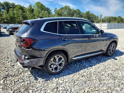 Trzecie zdjęcie samochodu z tyłu: 2022 BMW X3 XDRIVE30I VIN:5UX53DP09N9J11948 - miniatura