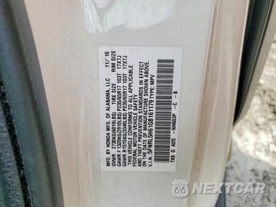 Zdjęcie 13 z 13 samochodu: 2016 HONDA ODYSSEY EXL VIN:5FNRL5H61GB161179 - miniatura