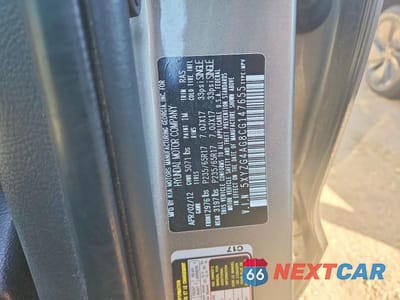 Zdjęcie 12 z 12 samochodu: 2012 HYUNDAI SANTA FE GLS VIN:5XYZG4AG8CG147655 - miniatura