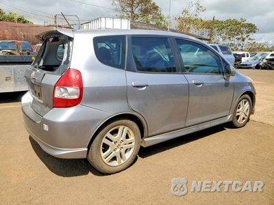 Trzecie zdjęcie samochodu z tyłu: 2007 HONDA FIT S VIN:JHMGD38687S065608 - miniatura