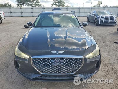 Piąte zdjęcie samochodu w środku: 2019 GENESIS G70 3.3T ADVANCED VIN:KMTG34LE0KU034344 - miniatura