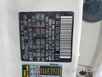 Zdjęcie 13 z 13 samochodu: 2017 HYUNDAI SANTA FE SE VIN:KM8SNDHF3HU174039 - miniatura