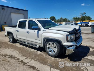 Czwarte zdjęcie samochodu z boku: 2017 GMC SIERRA K1500 SLT VIN:3GTU2NEC2HG179631 - miniatura