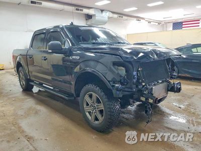 Czwarte zdjęcie samochodu z boku: 2018 FORD F150 SUPERCREW VIN:1FTEW1EP2JFB68608 - miniatura