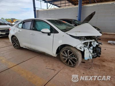 Czwarte zdjęcie samochodu z boku: 2022 TOYOTA COROLLA SE VIN:5YFS4MCE9NP100607 - miniatura