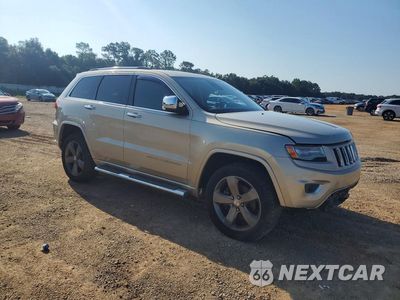 Czwarte zdjęcie samochodu z boku: 2014 JEEP GRAND CHEROKEE OVERLAND VIN:1C4RJFCT8EC162123 - miniatura