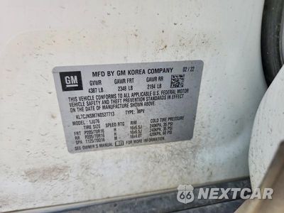 Zdjęcie 12 z 12 samochodu: 2022 CHEVROLET TRAX LS VIN:KL7CJNSM7NB527713 - miniatura
