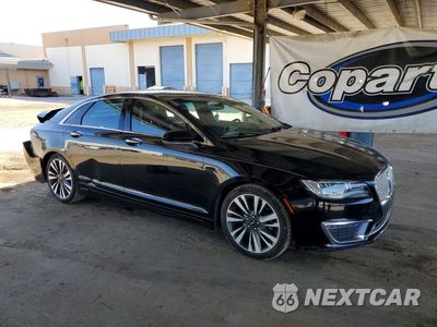 Czwarte zdjęcie samochodu z boku: 2018 LINCOLN MKZ HYBRID RESERVE VIN:3LN6L5MU5JR605477 - miniatura
