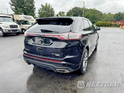 Trzecie zdjęcie samochodu z tyłu: 2018 FORD EDGE SPORT VIN:2FMPK4AP1JBC42030 - miniatura