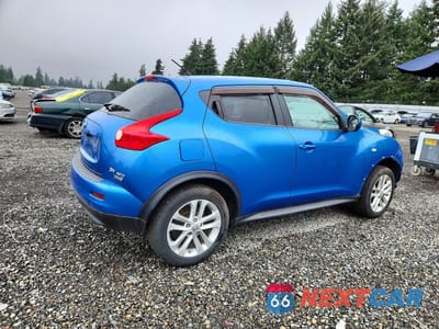 Trzecie zdjęcie samochodu z tyłu: 2012 NISSAN JUKE S VIN:JN8AF5MV8CT112770 - miniatura