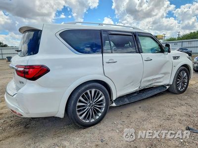 Trzecie zdjęcie samochodu z tyłu: 2020 INFINITI QX80 LUXE VIN:JN8AZ2NE4L9250954 - miniatura