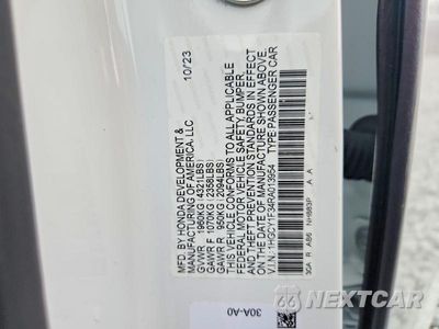 Zdjęcie 12 z 12 samochodu: 2024 HONDA ACCORD EX VIN:1HGCY1F34RA013954 - miniatura