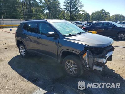 Czwarte zdjęcie samochodu z boku: 2018 JEEP COMPASS SPORT VIN:3C4NJDABXJT343302 - miniatura