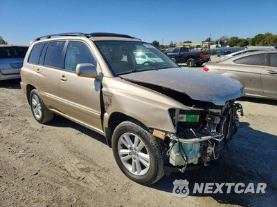 Czwarte zdjęcie samochodu z boku: 2006 TOYOTA HIGHLANDER HYBRID VIN:JTEDW21A460005600 - miniatura