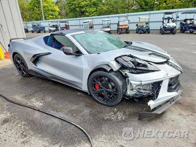 Czwarte zdjęcie samochodu z boku: 2020 CHEVROLET CORVETTE STINGRAY 3LT VIN:1G1Y82D48L5107317 - miniatura