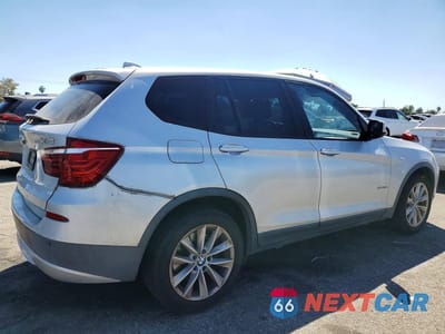 Trzecie zdjęcie samochodu z tyłu: 2014 BMW X3 XDRIVE28I VIN:5UXWX9C56E0D33619 - miniatura