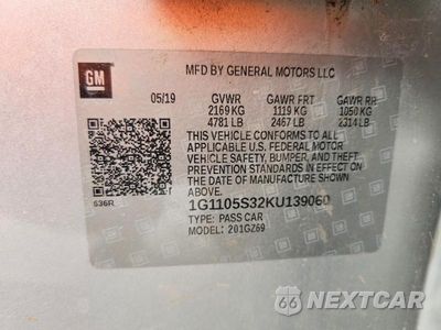 Zdjęcie 13 z 13 samochodu: 2019 CHEVROLET IMPALA PREMIER VIN:1G1105S32KU139060 - miniatura