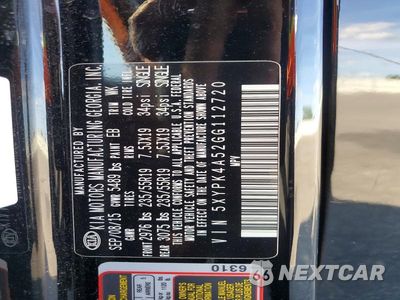 Zdjęcie 13 z 13 samochodu: 2016 KIA SORENTO SX V6 VIN:5XYPK4A52GG112720 - miniatura