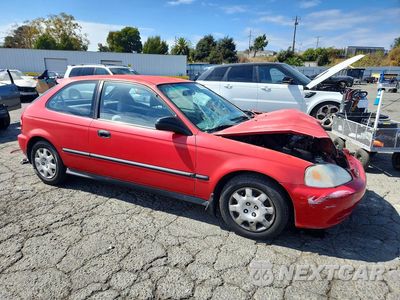 Czwarte zdjęcie samochodu z boku: 1999 HONDA CIVIC DX VIN:2HGEJ6448XH100180 - miniatura