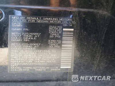 Zdjęcie 12 z 12 samochodu: 2015 NISSAN ROGUE SV VIN:KNMAT2MV2FP504000 - miniatura