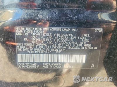 Zdjęcie 13 z 13 samochodu: 2009 TOYOTA RAV4 LIMITED VIN:2T3BK31VX9W010347 - miniatura