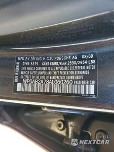 Zdjęcie 13 z 13 samochodu: 2010 PORSCHE PANAMERA S VIN:WP0AB2A78AL060260 - miniatura
