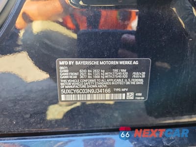 Zdjęcie 13 z 13 samochodu: 2022 BMW X6 XDRIVE40I VIN:5UXCY6C03N9J34166 - miniatura