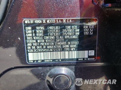 Zdjęcie 12 z 12 samochodu: 2018 HONDA HR-V EX VIN:3CZRU5H50JM721761 - miniatura