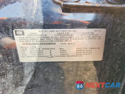 Zdjęcie 13 z 13 samochodu: 2010 CHEVROLET EQUINOX LT VIN:2CNALDEW4A6308650 - miniatura