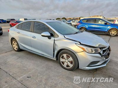 Czwarte zdjęcie samochodu z boku: 2018 CHEVROLET CRUZE LS VIN:1G1BC5SM6J7154842 - miniatura