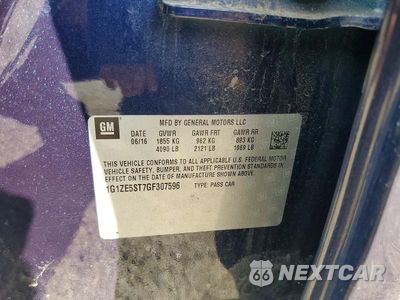 Zdjęcie 13 z 13 samochodu: 2016 CHEVROLET MALIBU LT VIN:1G1ZE5ST7GF307596 - miniatura
