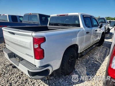 Trzecie zdjęcie samochodu z tyłu: 2020 CHEVROLET SILVERADO K1500 CUSTOM VIN:3GCPYBEH0LG245270 - miniatura