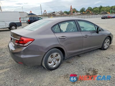 Trzecie zdjęcie samochodu z tyłu: 2013 HONDA CIVIC LX VIN:19XFB2F59DE203291 - miniatura