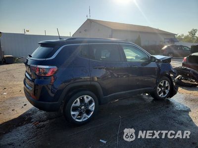 Trzecie zdjęcie samochodu z tyłu: 2019 JEEP COMPASS LIMITED VIN:3C4NJDCB6KT842273 - miniatura